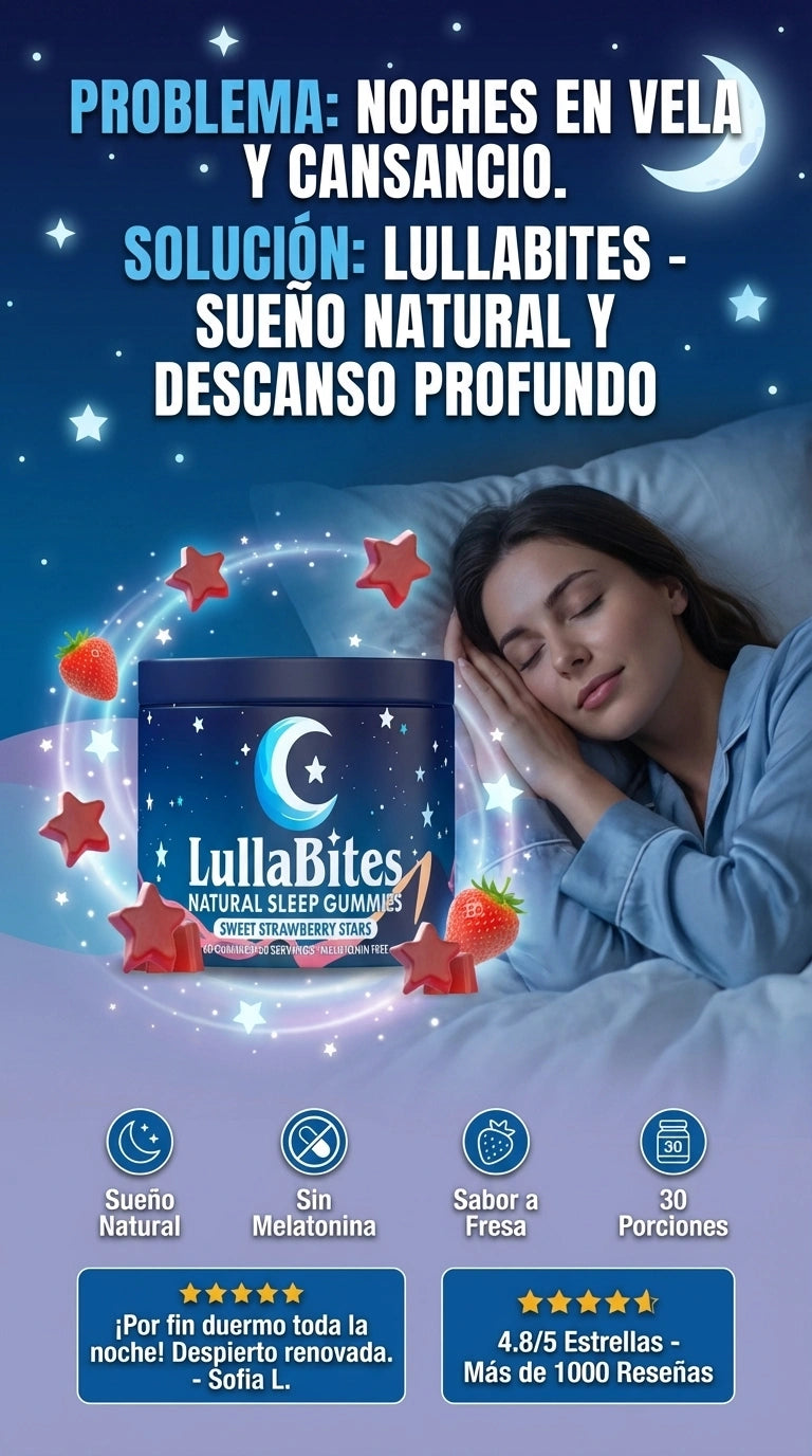 Lulla Bites Gomitas Naturales Para Dormir