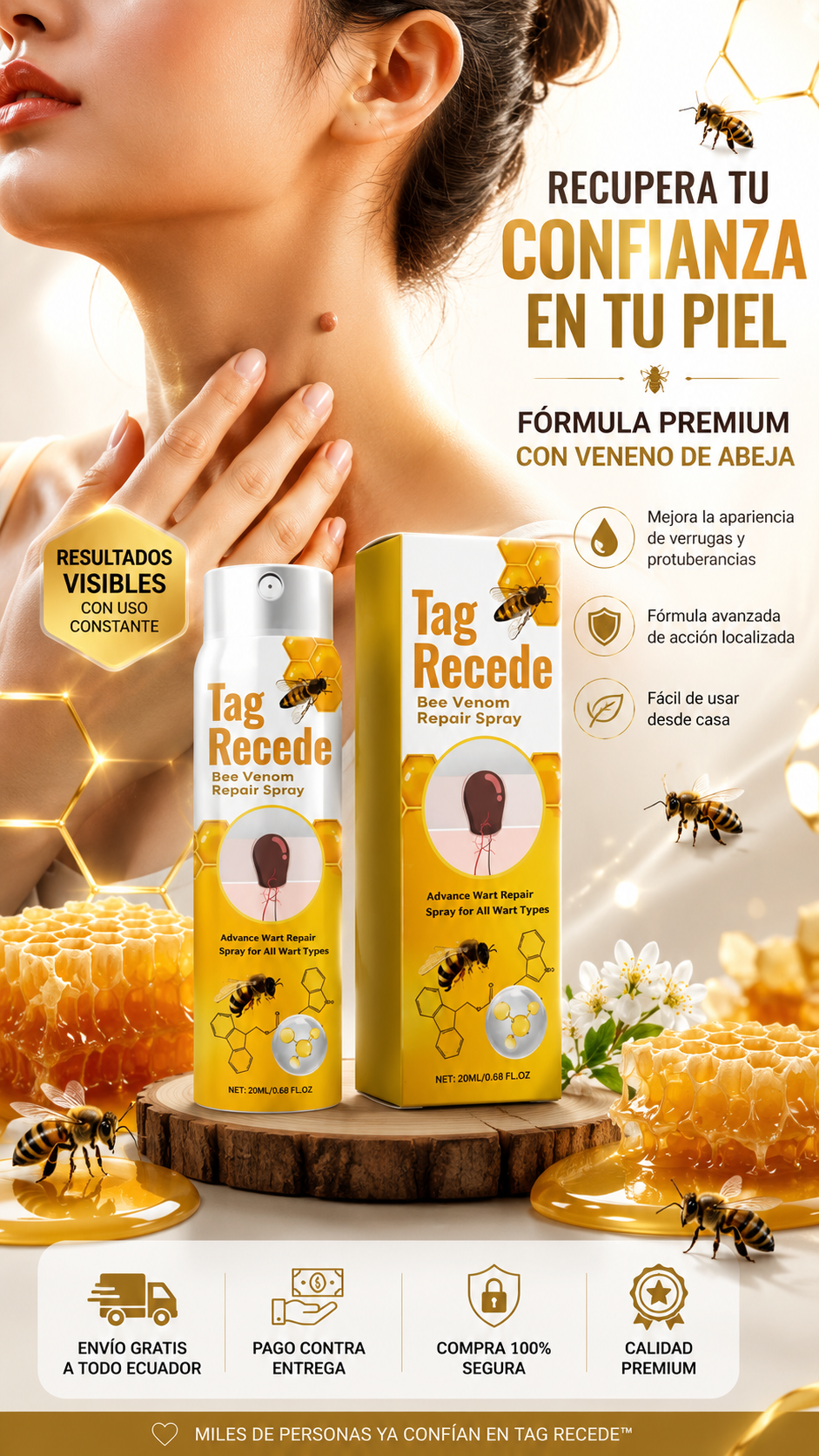 Tag Recede Elimina verrugas